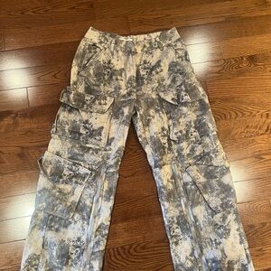 Zara Gray Wide Leg Pants